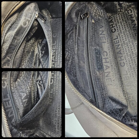 Chanel  Caviar Square Stitched Bowler Handbag - Picture 16 of 17